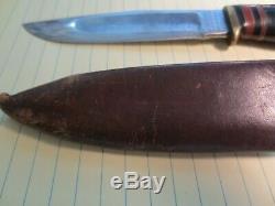 Msa marbles hunting knife fix blade vintage