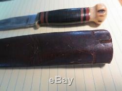 Msa marbles hunting knife fix blade vintage