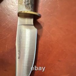 Muela Cougar CI13A Hunting Knife 13cm Stainless Straight Blade Stag Sheath