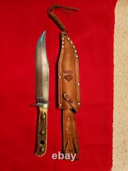 NEW Puma 6396 Original Puma Bowie Knife Stag Handle Pumaster Steel Germany