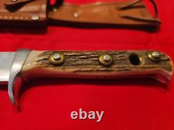 NEW Puma 6396 Original Puma Bowie Knife Stag Handle Pumaster Steel Germany