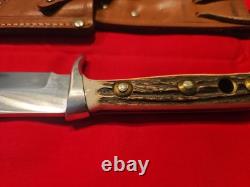 NEW Puma 6396 Original Puma Bowie Knife Stag Handle Pumaster Steel Germany