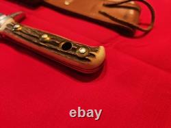 NEW Puma 6396 Original Puma Bowie Knife Stag Handle Pumaster Steel Germany