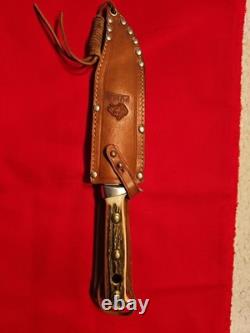 NEW Puma 6396 Original Puma Bowie Knife Stag Handle Pumaster Steel Germany
