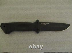 NOS GERBER EDGE INFANTRY KNIFE BLACK WithORIG SHEATH & BOX STORE DISPLAY C-INFO