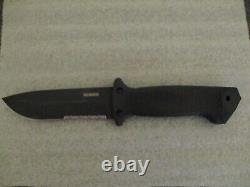 NOS GERBER EDGE INFANTRY KNIFE BLACK WithORIG SHEATH & BOX STORE DISPLAY C-INFO