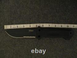 NOS GERBER EDGE INFANTRY KNIFE BLACK WithORIG SHEATH & BOX STORE DISPLAY C-INFO