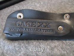 NOS VINTAGE CASE-XX USA #300 APACHE FIXED BLADE HUNTING KNIFE withSHEATH