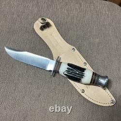 NOS, Vintage Nicul, Inox, Portugal, Stag, Orig. Sheath