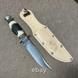 NOS, Vintage Nicul, Inox, Portugal, Stag, Orig. Sheath