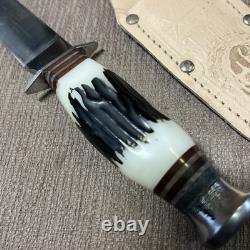 NOS, Vintage Nicul, Inox, Portugal, Stag, Orig. Sheath