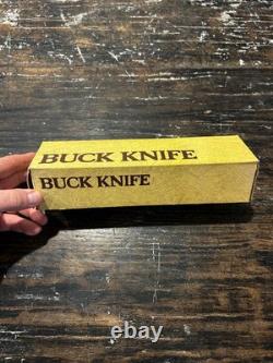 NOS Vtg Mint 1993 Buck 102 Woodsman Fixed Blade Hunting Knife & Box Never Used