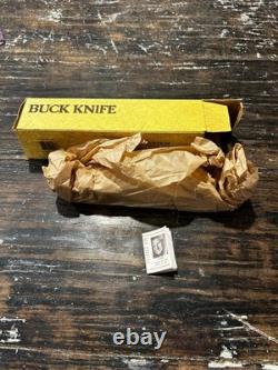NOS Vtg Mint 1993 Buck 102 Woodsman Fixed Blade Hunting Knife & Box Never Used