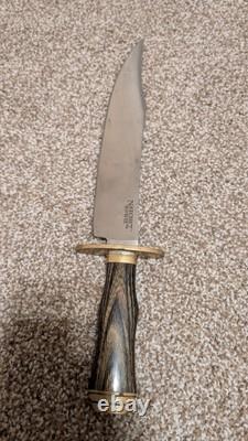 Nachez Cold Steel Bowie Knife With Custom Leather Sheath
