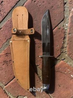 Near Excellent Western G46-6 WW2 Fixed Blade And Sheath