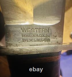 Near Excellent Western G46-6 WW2 Fixed Blade And Sheath