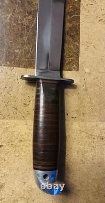 Near Excellent Western G46-6 WW2 Fixed Blade And Sheath