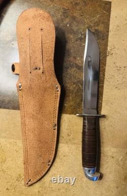 Near Excellent Western G46-6 WW2 Fixed Blade And Sheath