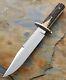 New Custom Handmade 5160 Steel Hunting Bowie Survival Knife, Stag Horn Handle