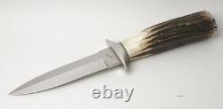 Nice! Custom Ray Beers One-of-a-kind Handmade Genuine Stag Handle Boot Knife