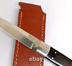 Nice Used Paragon Carolina Skinner Lee/Herron Design Knife with Sheath Seki Japan