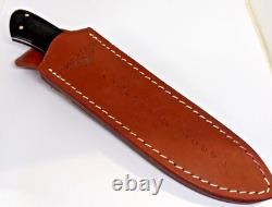 Nice Used Paragon Carolina Skinner Lee/Herron Design Knife with Sheath Seki Japan