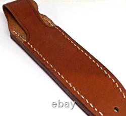 Nice Used Paragon Carolina Skinner Lee/Herron Design Knife with Sheath Seki Japan