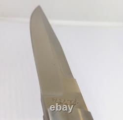 Nice Used Paragon Carolina Skinner Lee/Herron Design Knife with Sheath Seki Japan