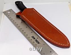 Nice Used Paragon Carolina Skinner Lee/Herron Design Knife with Sheath Seki Japan