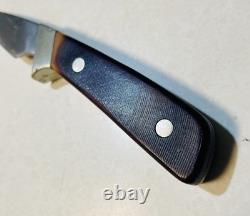 Nice Vintage Old Timer Schrade 1560T Fixed Blade Knife With Sheath