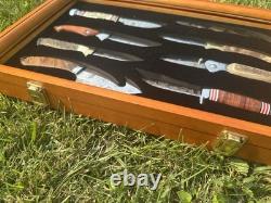 North American Hunting Club Heritage Collection Eight Piece Knife Set No glass