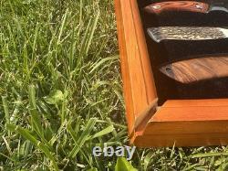 North American Hunting Club Heritage Collection Eight Piece Knife Set No glass