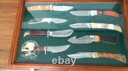 North American Hunting Club Hunting Heritage Collection 8 Piece Knife Set