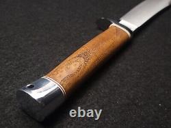 Northwoods Knives fixed blade knife, very early Northwoods, rare moose box