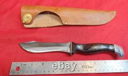 OBO! Cutco No. 1065 White Puma Hunting Fixed Blade Knife Rare Vintage, with Sheath