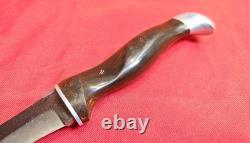 OBO! Cutco No. 1065 White Puma Hunting Fixed Blade Knife Rare Vintage, with Sheath