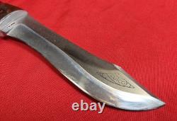 OBO! Cutco No. 1065 White Puma Hunting Fixed Blade Knife Rare Vintage, with Sheath