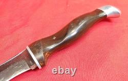OBO! Cutco No. 1065 White Puma Hunting Fixed Blade Knife Rare Vintage, with Sheath