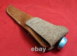 OBO! Cutco No. 1065 White Puma Hunting Fixed Blade Knife Rare Vintage, with Sheath