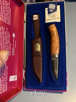OL Kniven Brusletto Kristin Lillehammer 94 Fixed Blade Knife -Norway