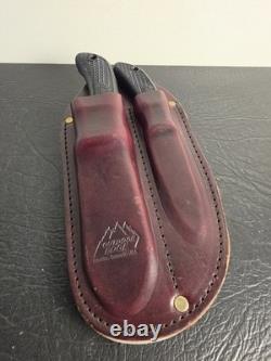 OUTDOOR Edge KODI Skinner, Caper, Saw, Knife Set with Leather Sheath, Seki-Japan