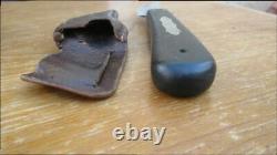 Old Antique HENCKELS Germany Marbles-type Fish Fisherman's Knife withSheath RARE