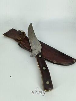 Old Timer Fixed Blade Sharpfinger Knife WithSheath