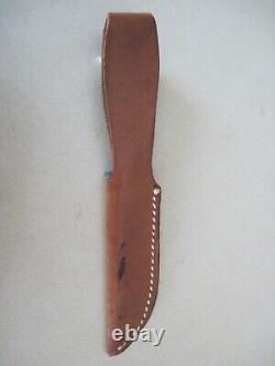 Old Vintage Antique Queen Hunting Knife With Original Sheath