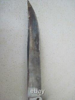 Old Vintage Antique Queen Hunting Knife With Original Sheath