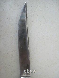 Old Vintage Antique Queen Hunting Knife With Original Sheath