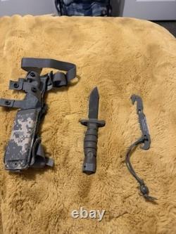 Ontario Knife Co. ASEK Survival Knife 5in Stainless Part Serrated with Sheath