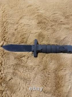 Ontario Knife Co. ASEK Survival Knife 5in Stainless Part Serrated with Sheath