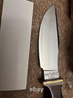 Ontario Knife Co OCHK-94 Keuka Hunting Knife NOS In Original Box Stag Pommel