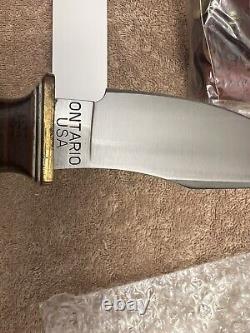 Ontario Knife Co OCHK-94 Keuka Hunting Knife NOS In Original Box Stag Pommel